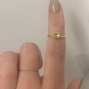 Rare Mejuri Opal Pop Ring size 6